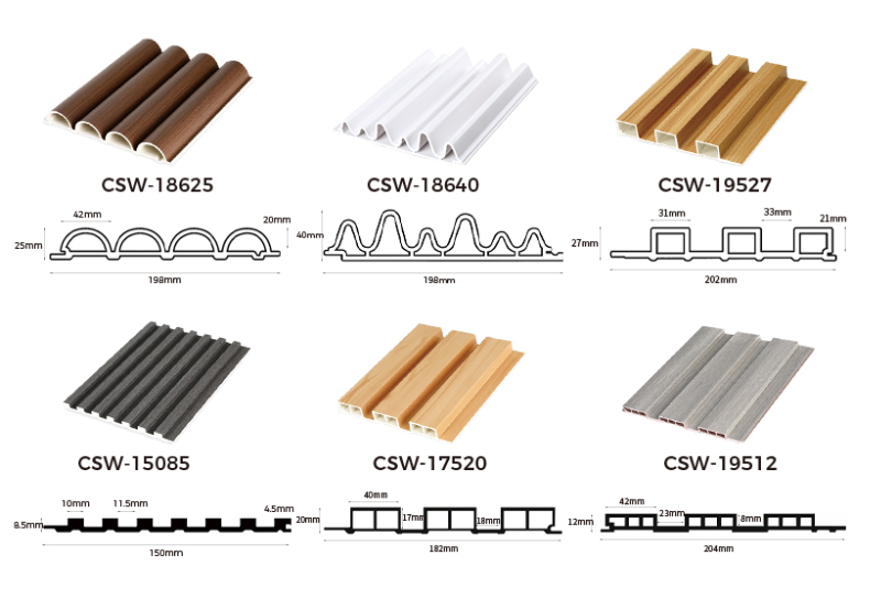 WPC wall panels color